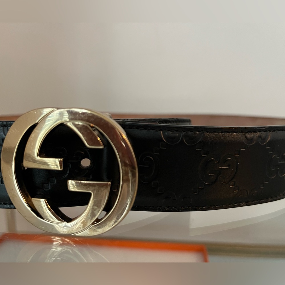 Authentic Gucci Signature Leather Belt - Picture 4 of 6